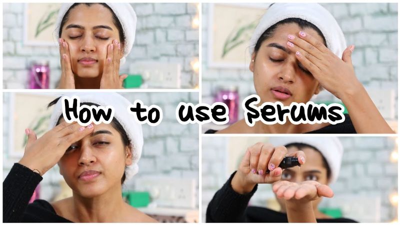 How to use facial serum